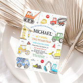 Bouwwerk Verjaardagsfeest Uitnodiging