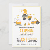 Bouwwerk Verjaardagsfeest Uitnodiging Templates (Voorkant)