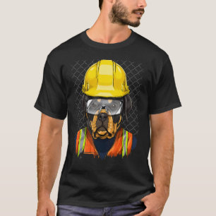 Bouwwerker Rottweiler Laboratorium T-shirt