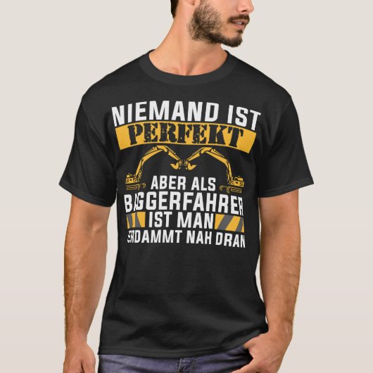 bouwwerker van graafgraafmachine gif t-shirt (Voorkant)