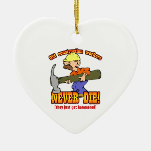 Bouwwerkers Keramisch Ornament (Voorkant)