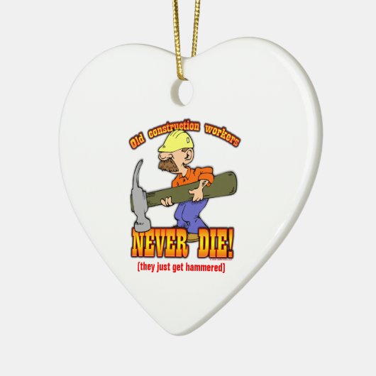 Bouwwerkers Keramisch Ornament (Links)