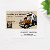 Bouwwerktruck | 18 Wheeler Visitekaartje (Bureau)