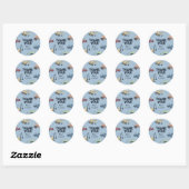 Bouwwerktuig Verjaardag Bedankt Stickers (Vel)