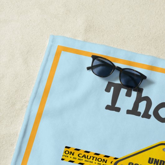 Bouwwerktuigen Harde Hoed Graafmachine Bulldozer Strandlaken (In situ)