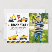 Bouwwerktuigen Kinderverjaardag Foto