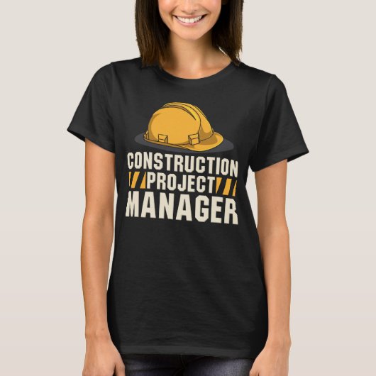 Bouwwerkzaamheden Bouwprojectmanager DAD T-shirt (Voorkant)