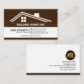 Bouwwerkzaamheden voor dakbedekking visitekaartje (Voorkant / Achterkant)