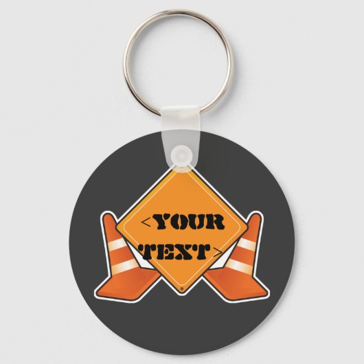 BOUWWWWEG ,<YOUR TEXT> SLEUTELHANGER (Voorkant)