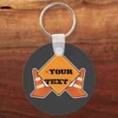 BOUWWWWEG ,<YOUR TEXT> SLEUTELHANGER (Voorkant)