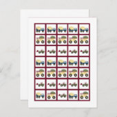 Bouwzone Baby shower Bingo Kaart Markers (Voorkant / Achterkant)