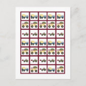 Bouwzone Baby shower Bingo Kaart Markers (Voorkant)