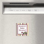 Bouwzone Baby shower Favor Magnet (Insitu (Vaatwasser))