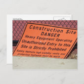 Bouwzone Briefkaart (Voorkant / Achterkant)