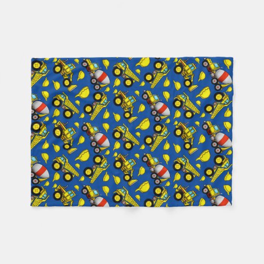 Bouwzone fleece deken (Voorkant (Horizontaal))