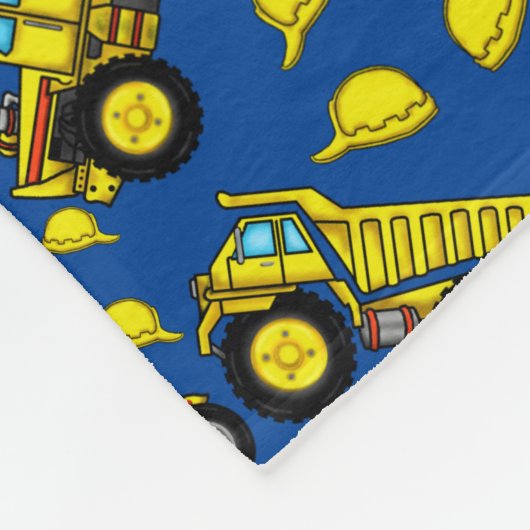 Bouwzone fleece deken (Hoek)