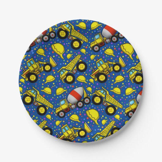 Bouwzone Papier Borden Papieren Bordje (Voorkant)