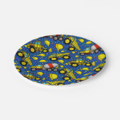 Bouwzone Papier Borden Papieren Bordje (Gekanteld)