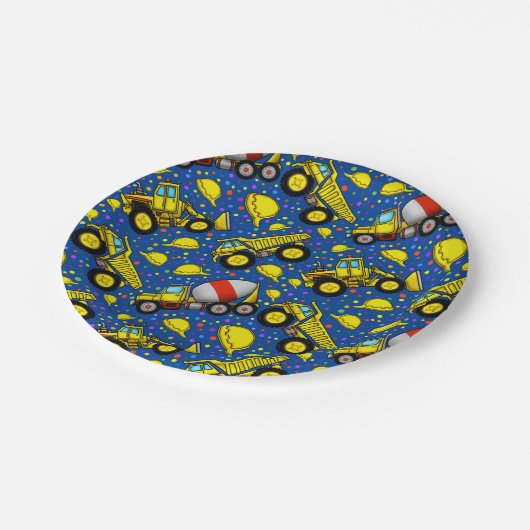 Bouwzone Papier Borden Papieren Bordje (Gekanteld)