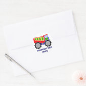 Bouwzone Ronde Sticker (Envelop)