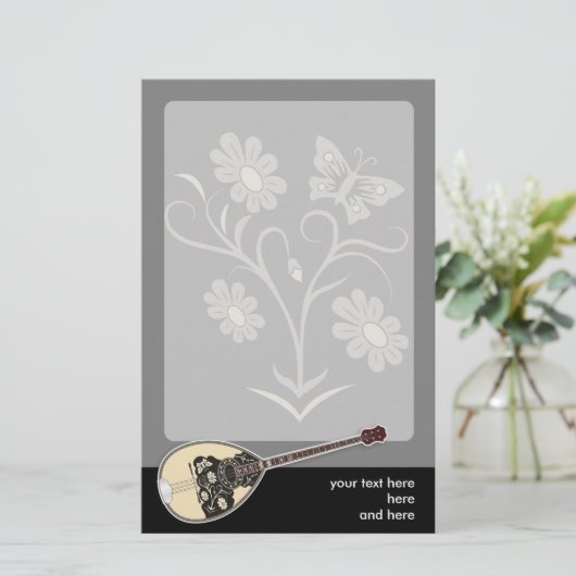 Bouzouki Briefpapier (Staand voorkant)