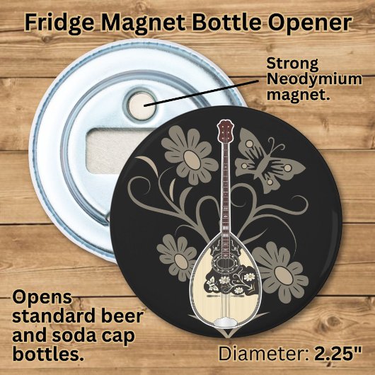 Bouzoúki Button Flesopener