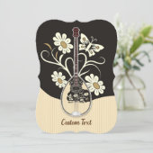 Bouzouki Kaart (Staand voorkant)