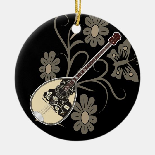 Bouzouki Keramisch Ornament (Voorkant)