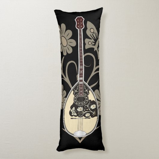 Bouzouki Lichaamskussen (Achterkant (Verticaal))