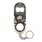 Bouzoúki Mini Flessenopener (Achterkant)