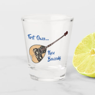 Bouzouki Ouzo Shot Glas