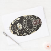 Bouzouki Ovale Sticker (Envelop)