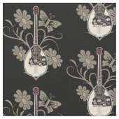 Bouzouki Pattern Stof (Close Up)