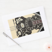 Bouzouki Rechthoekige Sticker (Envelop)