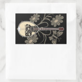 Bouzouki Rechthoekige Sticker (Tas)