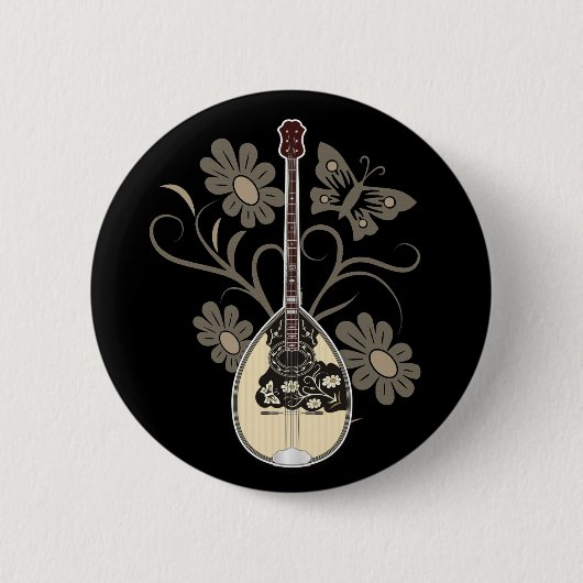 Bouzouki Ronde Button 5,7 Cm (Voorkant)