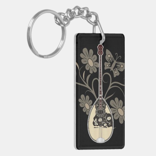 Bouzouki Sleutelhanger (Voorkant Links)