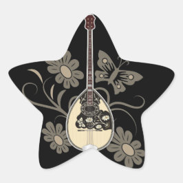 Bouzouki Ster Sticker