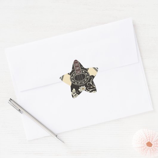Bouzouki Ster Sticker (Envelop)