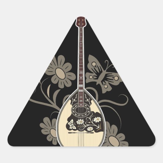 Bouzouki Sticker (Voorkant)