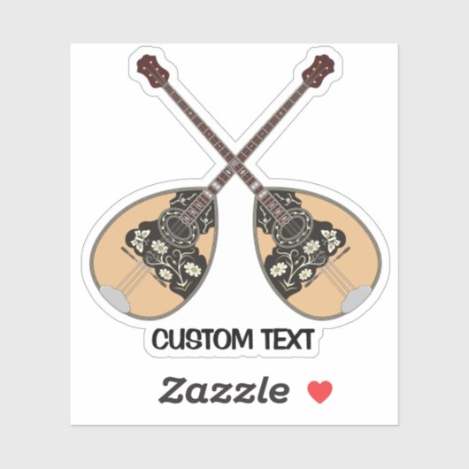 Bouzouki Sticker (Vel)