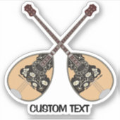 Bouzouki Sticker (Voorkant)