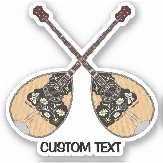 Bouzouki Sticker (Voorkant)