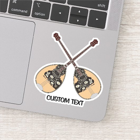 Bouzouki Sticker (Detail)