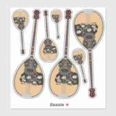 Bouzouki Sticker Set (Vel)