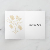 Bouzouki-wenskaart Kaart (Binnen)