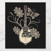 Bouzouki Wijn Etiket (Enkel label)