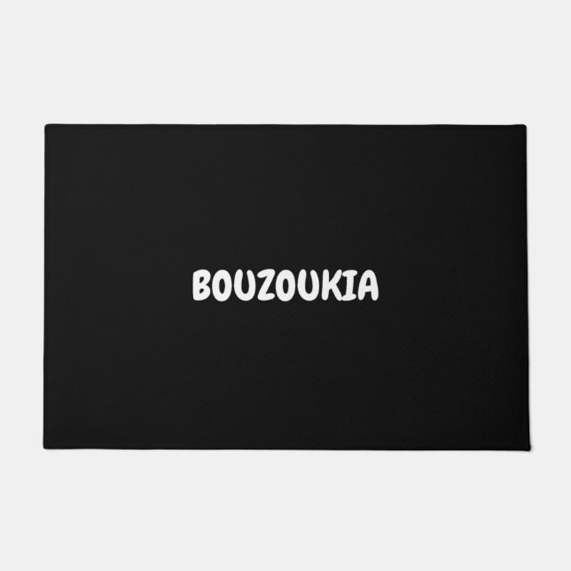 Bouzoukia Design Greek Gifts Doormat Deurmat (Voorkant)