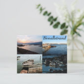 Bovallstrand 4-afbeelding briefkaart (Staand voorkant)