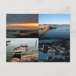 Bovallstrand 4-afbeelding briefkaart (geen tekst)